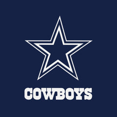 Dallas Cowboys Women's Backup Option Long Sleeve Hoodie T-Shirt - Navy/White outlet