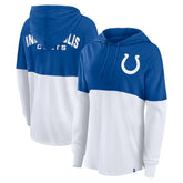 Indianapolis Colts Women's Backup Option Long Sleeve Hoodie T-Shirt - Royal/White online