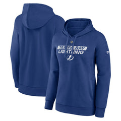 Tampa Bay Lightning Fanatics Women's Authentic Pro Core Primary Fleece Pullover Hoodie - Blue Hoodies