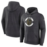 Vegas Golden Knights Fanatics Authentic Pro Core Secondary Fleece Pullover Hoodie - Heather Charcoal Hoodies