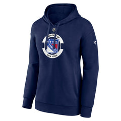 New York Rangers Fanatics Women's Authentic Pro Core Secondary Fleece Pullover Hoodie - Navy Hoodies