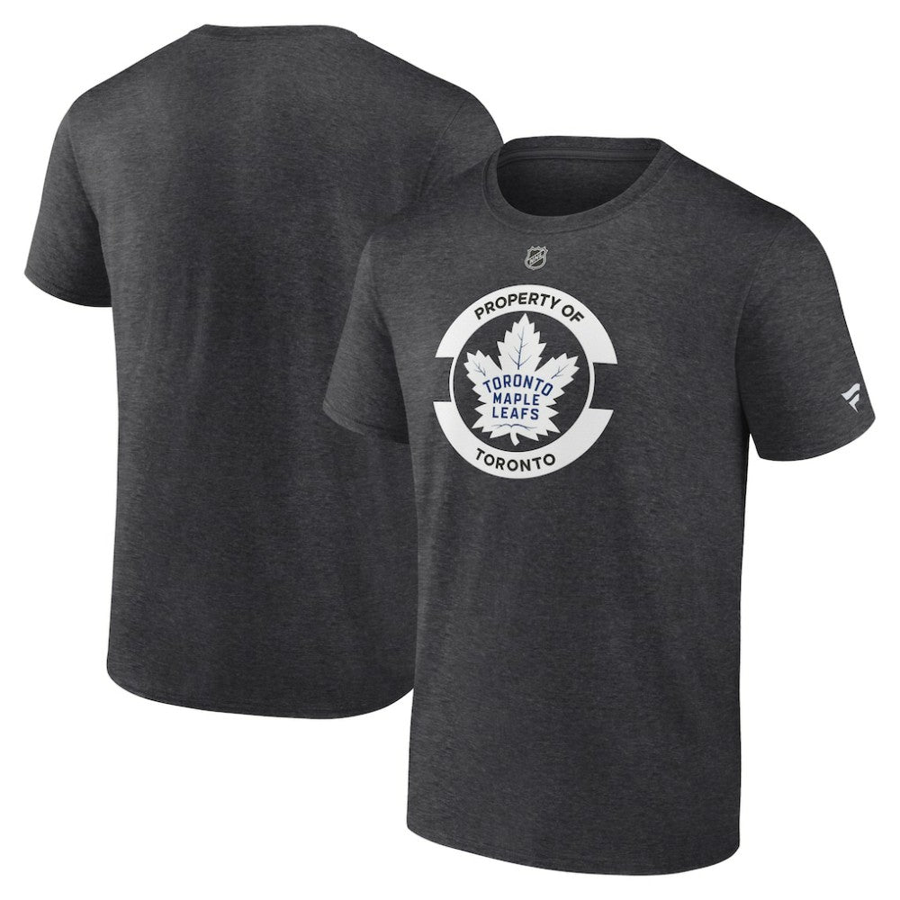 Toronto Maple Leafs Fanatics Authentic Pro Core Secondary T-Shirt - Heather Charcoal T-shirts