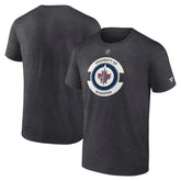 Winnipeg Jets Fanatics Authentic Pro Core Secondary T-Shirt - Heather Charcoal T-shirts