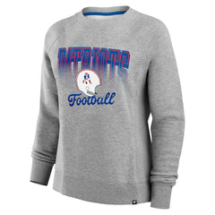 New England Patriots Women's Hit Hard Fleece Pullover Sweatshirt - Heather Gray online