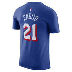 Joel Embiid Philadelphia 76ers Name & Number T-Shirt - Royal for sale