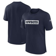 Dallas Cowboys 2024/25 Sideline Player Tri-Blend Performance T-Shirt - Navy outlet