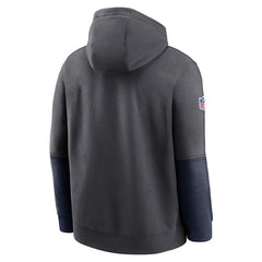 Dallas Cowboys 2024 Sideline Club Pullover Hoodie - Charcoal cheap