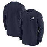 Dallas Cowboys 2024 Sideline Coach Vintage Pullover Sweatshirt - Navy for sale