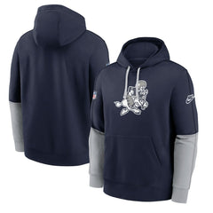 Dallas Cowboys Sideline Club Pullover Hoodie - Navy sale