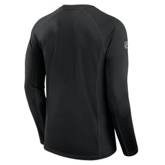 Chicago Blackhawks Fanatics Authentic Pro Rink Tech Long Sleeve T-Shirt - Black T-shirts