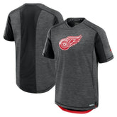 Detroit Red Wings Fanatics Authentic Pro Rink Tech T-Shirt - Black T-shirts