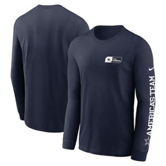 Dallas Cowboys America's Team Essential Long Sleeve T-Shirt - Navy cheap