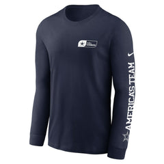 Dallas Cowboys America's Team Essential Long Sleeve T-Shirt - Navy cheap