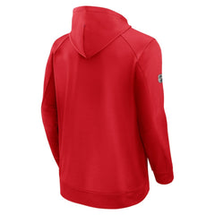 New York Rangers Fanatics Authentic Pro Rink Fleece Pullover Hoodie - Red Hoodies