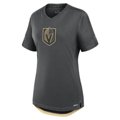 Vegas Golden Knights Fanatics Women's Authentic Pro Rink Tech T-Shirt - Gray T-shirts