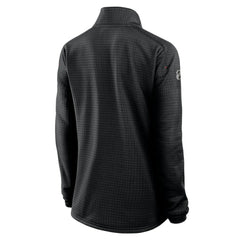 Chicago Blackhawks Fanatics Women's Authentic Pro Rink Lightweight Quarter-Zip Pullover Sweatshirt - Black Sweatshirts