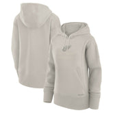 Detroit Red Wings Fanatics Women's Authentic Pro Road Pullover Hoodie - Cream Hoodies