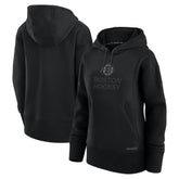 Boston Bruins Fanatics Women's Authentic Pro Road Pullover Hoodie - Black Hoodies