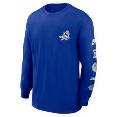 Dallas Cowboys Rewind Heavy Max90 Pocket Long Sleeve T-Shirt - Royal on sale