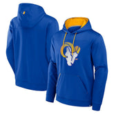 Los Angeles Rams Defender Pullover Hoodie - Royal discount