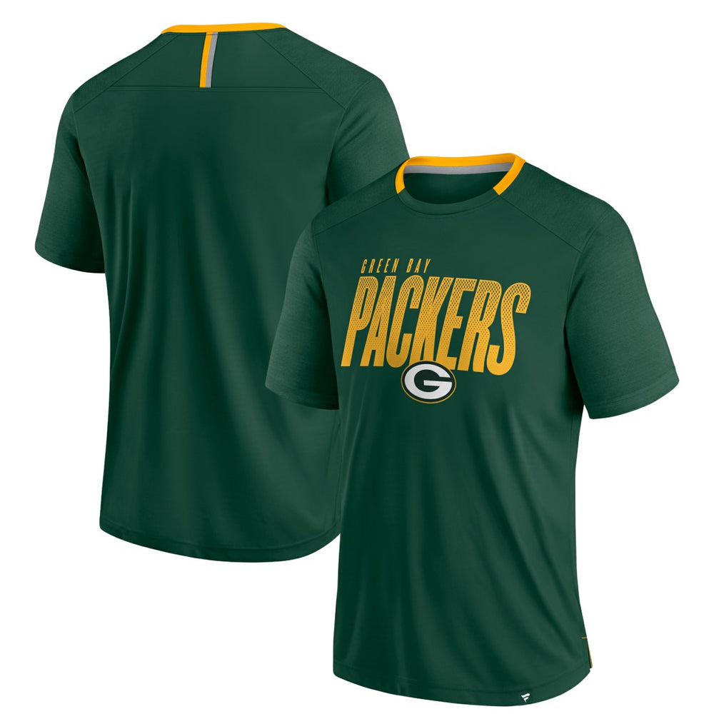 Green Bay Packers Defender Fade Slant T-Shirt - Green on sale