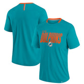Miami Dolphins Defender Fade Slant T-Shirt - Aqua cheap