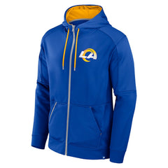 Los Angeles Rams Defender Full-Zip Hoodie - Royal discount