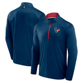Houston Texans Defender Long Sleeve Quarter-Zip Jacket - Navy cheap