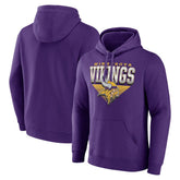 Minnesota Vikings Geometric Chrome Pullover Hoodie - Purple outlet