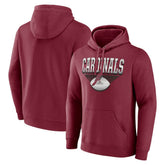 Arizona Cardinals Geometric Chrome Pullover Hoodie - Cardinal cheap