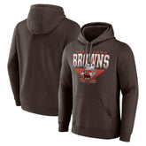Cleveland Browns Geometric Chrome Pullover Hoodie - Brown online