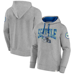 Seattle Seahawks Label Maker Pullover Hoodie - Heather Gray sale
