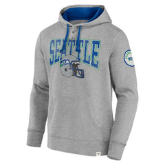 Seattle Seahawks Label Maker Pullover Hoodie - Heather Gray sale