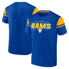 Los Angeles Rams Old School Play Slub T-Shirt - Royal on sale
