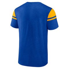 Los Angeles Rams Old School Play Slub T-Shirt - Royal on sale
