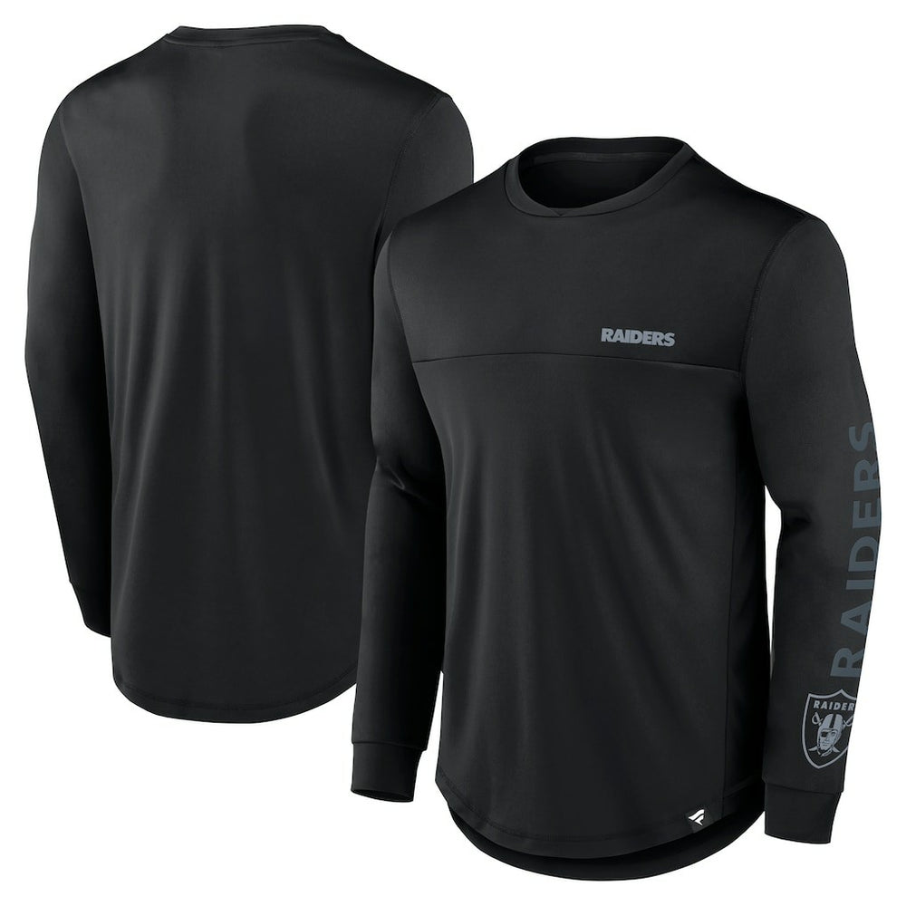 Las Vegas Raiders Blackout Long Sleeve T-Shirt - Black online