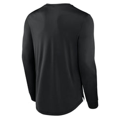 Seattle Seahawks Blackout Long Sleeve T-Shirt - Black on sale