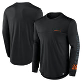 Cincinnati Bengals Blackout Long Sleeve T-Shirt - Black discount