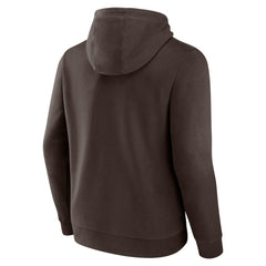 Cleveland Browns Pylon Outline Pullover Hoodie - Brown on sale