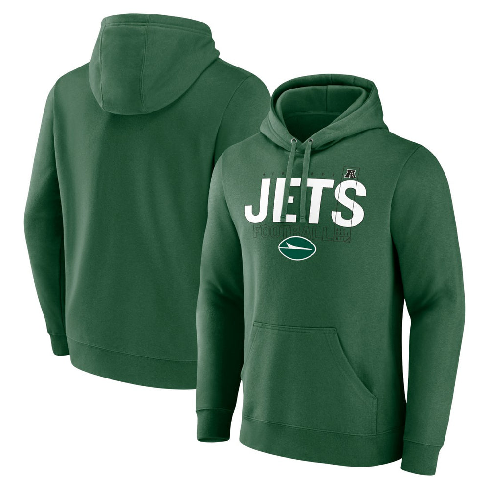 New York Jets Pylon Outline Pullover Hoodie - Green on sale