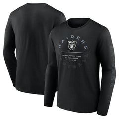 Las Vegas Raiders Stat Sheet Long Sleeve T-Shirt - Black discount