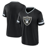 Las Vegas Raiders Stripe Stacking T-Shirt - Black sale