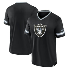 Las Vegas Raiders Stripe Stacking T-Shirt - Black sale