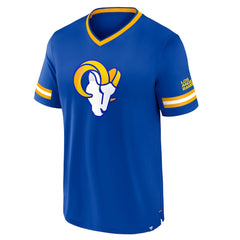 Los Angeles Rams Stripe Stacking T-Shirt - Royal on sale