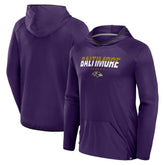 Baltimore Ravens Transitional Defender Hoodie Long Sleeve T-Shirt - Purple for sale