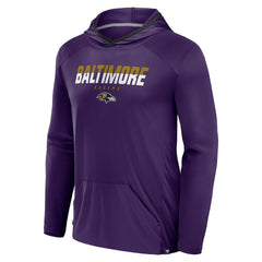 Baltimore Ravens Transitional Defender Hoodie Long Sleeve T-Shirt - Purple for sale