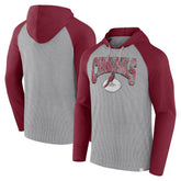 Arizona Cardinals Under Center Long Sleeve Hoodie T-Shirt - Gray/Cardinal outlet