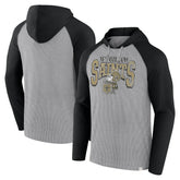 New Orleans Saints Under Center Long Sleeve Hoodie T-Shirt - Gray/Black for sale
