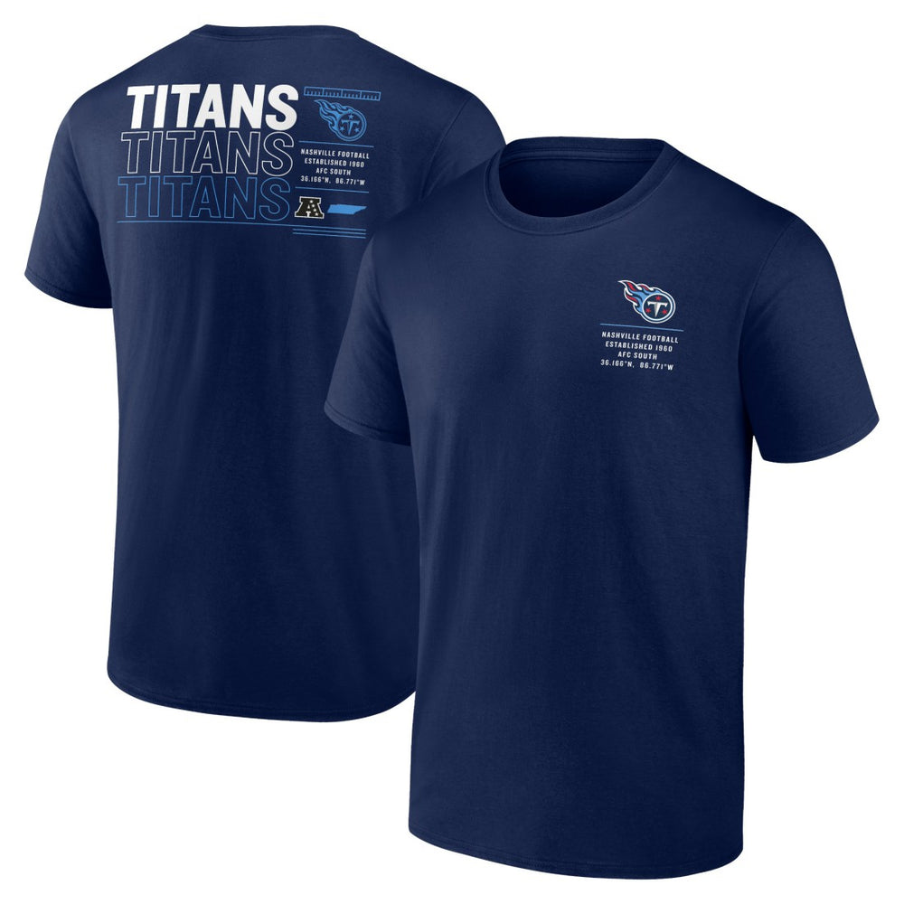 Tennessee Titans Repeat Stats T-Shirt - Navy outlet
