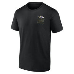 Baltimore Ravens Repeat Stats T-Shirt - Black sale